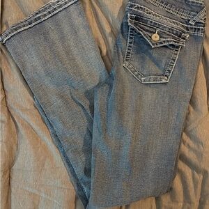 Wallflower Blue Boot Cut Jeans with Distinctive Stitching
